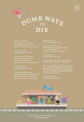 Dumb Ways to Die - Australian Movie Poster (thumbnail)