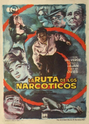 La ruta de los narc&oacute;ticos - Spanish Movie Poster (thumbnail)