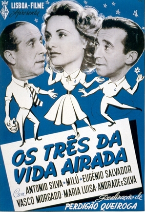 Os Tr&ecirc;s da Vida Airada - Portuguese DVD movie cover (thumbnail)