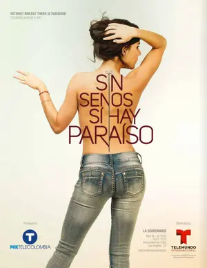 &quot;Sin Senos S&iacute; Hay Para&iacute;so&quot; - Colombian Movie Poster (thumbnail)