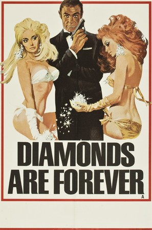 Diamonds Are Forever - British Advance movie poster (thumbnail)