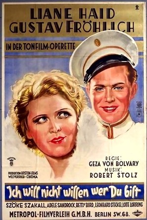 Ich will nicht wissen, wer du bist - German Movie Poster (thumbnail)