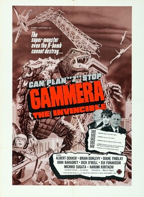 Gammera the Invincible - Movie Poster (thumbnail)