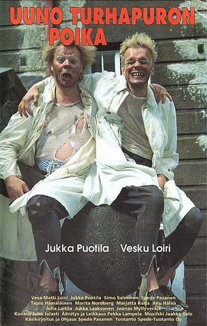 Uuno Turhapuron poika - Finnish VHS movie cover (thumbnail)