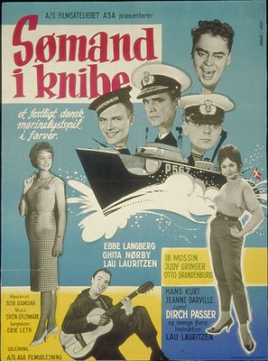 S&oslash;mand i knibe - Danish Movie Poster (thumbnail)