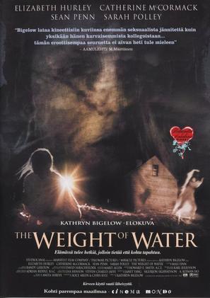 The Weight of Water - Finnish Movie Poster (thumbnail)