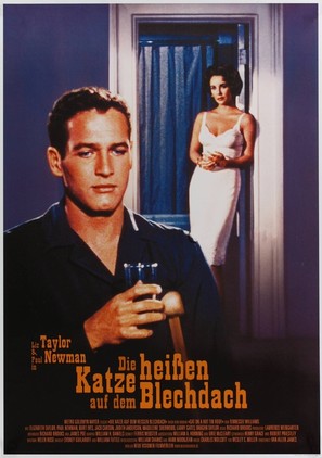 Cat on a Hot Tin Roof - German Movie Poster (thumbnail)