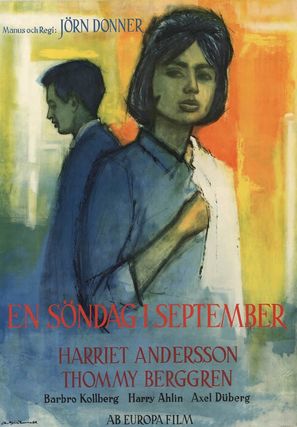 En s&ouml;ndag i september - Swedish Movie Poster (thumbnail)