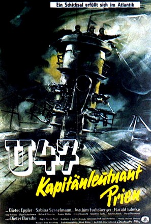 U47 - Kapit&auml;nleutnant Prien - German Movie Poster (thumbnail)