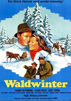 Waldwinter - German Movie Poster (thumbnail)