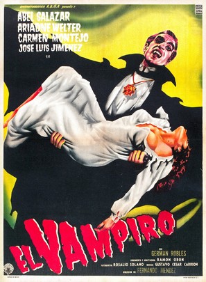 El Vampiro - Mexican Movie Poster (thumbnail)