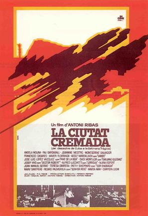 La ciutat cremada - Spanish Movie Poster (thumbnail)