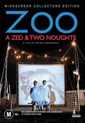 A Zed &amp; Two Noughts - Australian DVD movie cover (thumbnail)