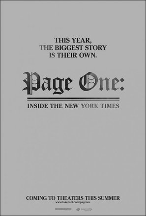 Page One: A Year Inside the New York Times - Movie Poster (thumbnail)