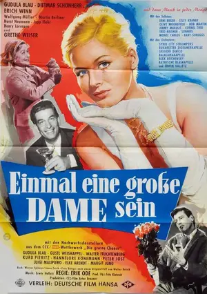 Einmal eine grosse Dame sein  Poster