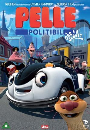 Pelle Politibil g&aring;r i vannet - Norwegian DVD movie cover (thumbnail)