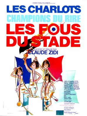 Fous du stade, Les - French Movie Poster (thumbnail)