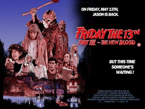 Friday the 13th Part VII: The New Blood - British Movie Poster (thumbnail)