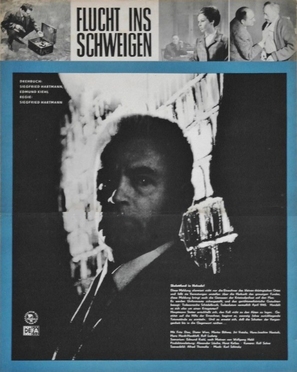 Flucht ins Schweigen - German Movie Poster (thumbnail)