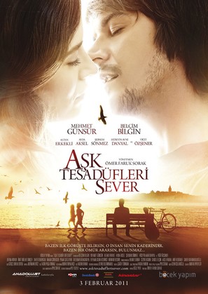 Ask Tesad&uuml;fleri Sever - Turkish Movie Poster (thumbnail)