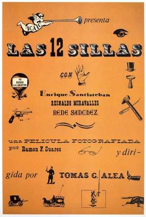 Las doce sillas - Cuban Movie Poster (thumbnail)