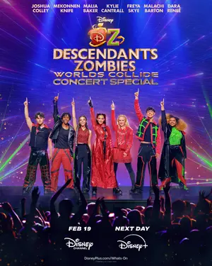 Descendants/Zombies Worlds Collide: Concert Special Poster