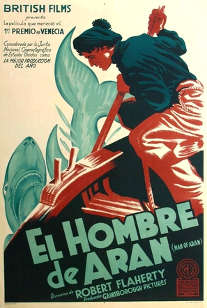 Man of Aran - Argentinian Movie Poster (thumbnail)