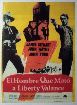 The Man Who Shot Liberty Valance - Spanish Movie Poster (thumbnail)