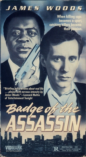 Badge of the Assassin - VHS movie cover (thumbnail)
