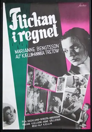 Flickan i regnet Poster