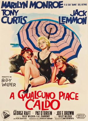 Some Like It Hot - Italian Movie Poster (thumbnail)