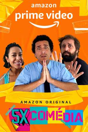 &quot;5X Comedia&quot; - Brazilian Movie Poster (thumbnail)