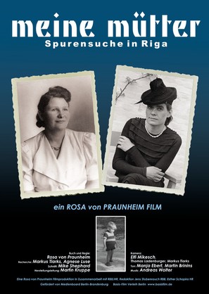Meine M&uuml;tter - Spurensuche in Riga - German Movie Poster (thumbnail)
