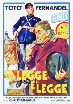 La legge &egrave; legge - Italian Theatrical movie poster (thumbnail)