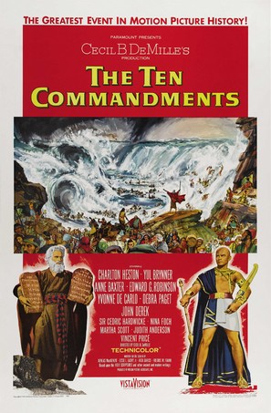 The Ten Commandments - Theatrical movie poster (thumbnail)