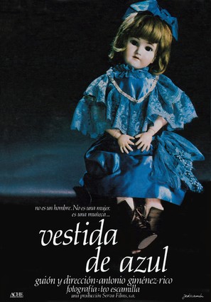 Vestida de azul - Spanish Movie Poster (thumbnail)