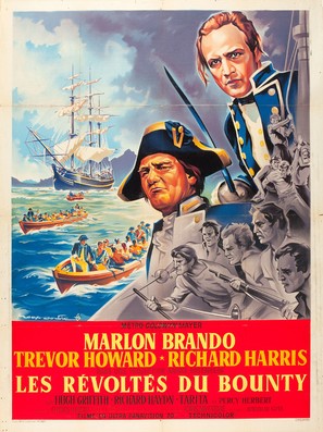 Mutiny on the Bounty - French Movie Poster (thumbnail)