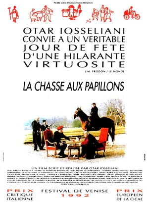 La chasse aux papillons - French Movie Poster (thumbnail)