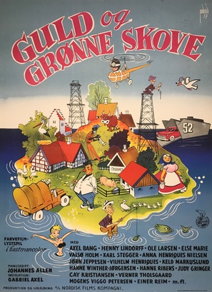 Guld og gr&oslash;nne skove - Danish Movie Poster (thumbnail)