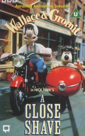 A Close Shave - British VHS movie cover (thumbnail)