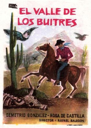 El jinete solitario en el valle de los buitres - Spanish Movie Poster (thumbnail)