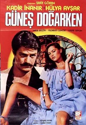 G&uuml;nes dogarken - Turkish Movie Poster (thumbnail)