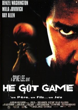 He Got Game - French Movie Poster (thumbnail)
