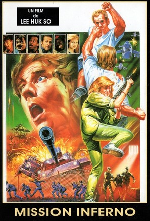 Mission Inferno - French VHS movie cover (thumbnail)