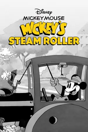 Mickey's Steam Roller Poster