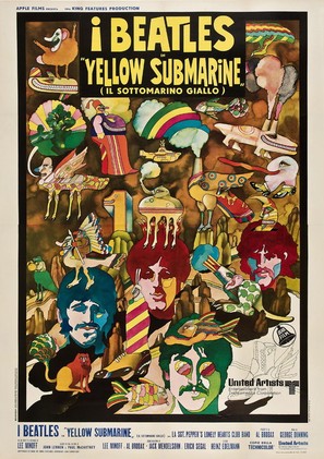 Yellow Submarine - Italian Movie Poster (thumbnail)