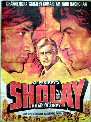 Sholay - Indian Movie Poster (thumbnail)