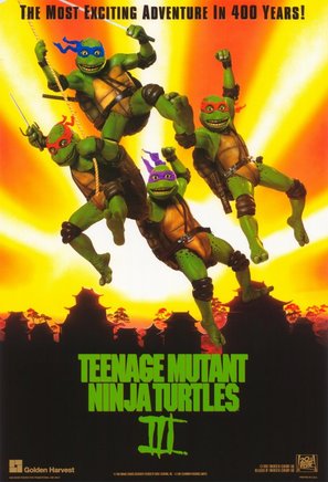 Teenage Mutant Ninja Turtles III - Movie Poster (thumbnail)