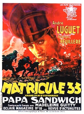 Matricule 33 - French Movie Poster (thumbnail)