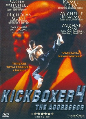 Kickboxer 4: The Aggressor - Swedish DVD movie cover (thumbnail)